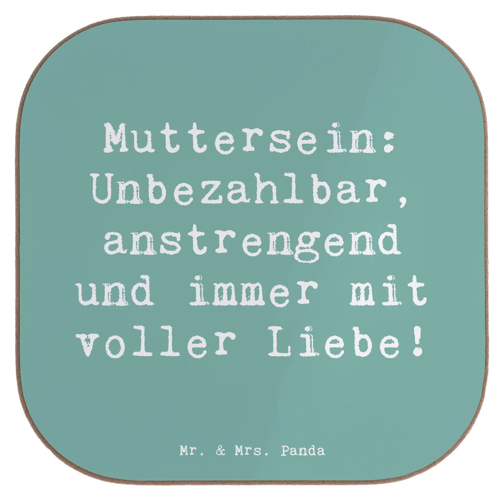 Square coaster Saying Muttersein: Unbezahlbar, anstrengend und immer mit voller Liebe! Untersetzer, Bierdeckel, Glasuntersetzer, Untersetzer Gläser, Getränkeuntersetzer, Untersetzer aus Holz, Untersetzer für Gläser, Korkuntersetzer, Untersetzer Holz, Holzuntersetzer, Tassen Untersetzer, Untersetzer Design, Familie, Vatertag, Muttertag, Bruder, Schwester, Mama, Papa, Oma, Opa