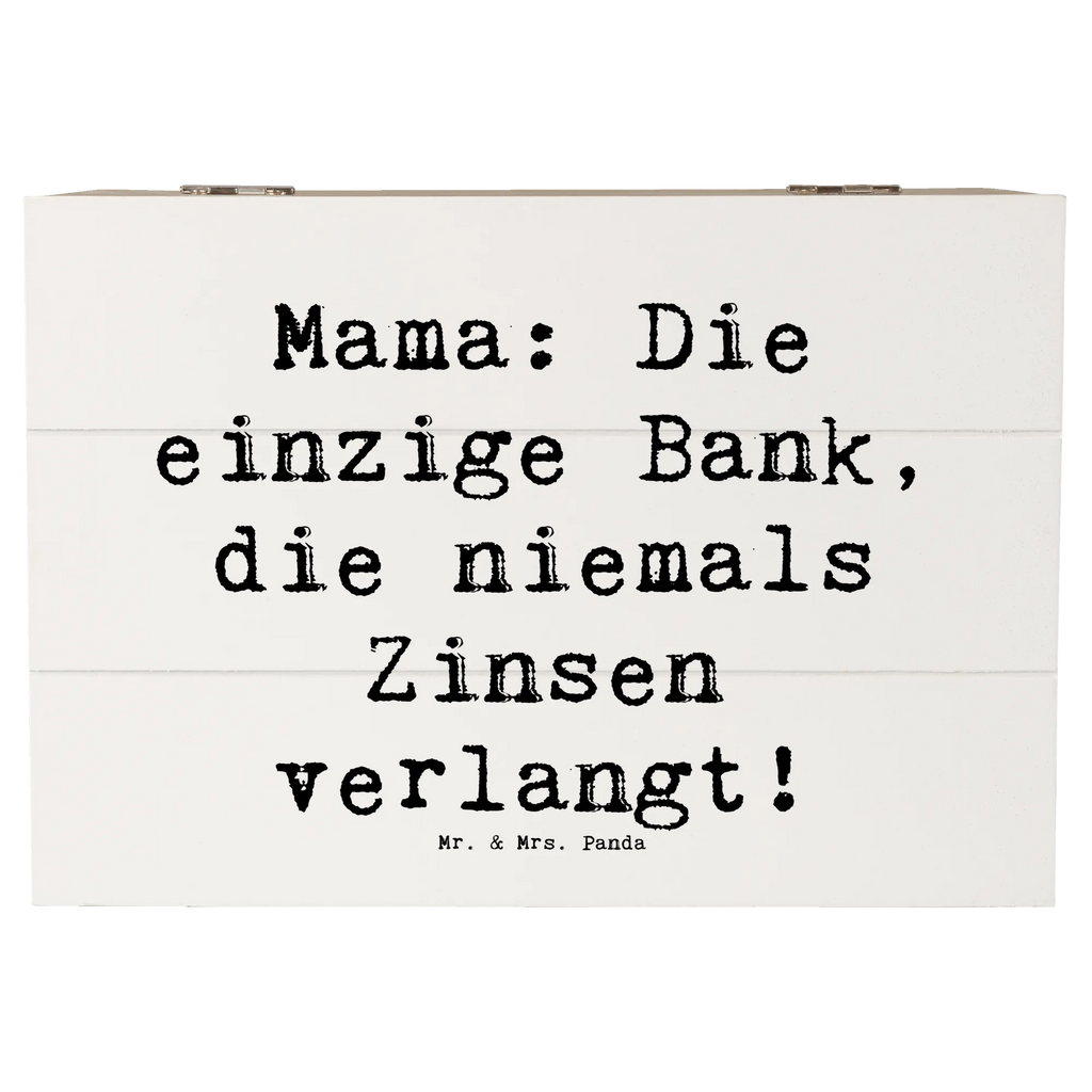 Holzkiste Spruch Mutter Bank XXL, Schatzkiste, Holzkiste, Kiste, Geschenkdose, Erinnerungskiste, Dekokiste, Aufbewahrungsbox, Truhe, Geschenkbox, Erinnerungsbox, Schatulle, Familie, Vatertag, Muttertag, Bruder, Schwester, Mama, Papa, Oma, Opa