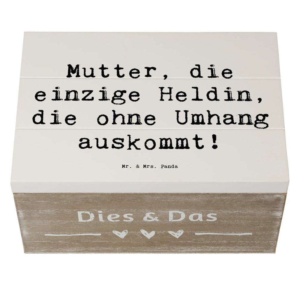 Holzkiste Spruch Heldin Mutter Erinnerungsbox, Holzkiste, Geschenkbox, Schatulle, Kiste, Dekokiste, Erinnerungskiste, Schatzkiste, XXL, Truhe, Aufbewahrungsbox, Geschenkdose, Familie, Vatertag, Muttertag, Bruder, Schwester, Mama, Papa, Oma, Opa