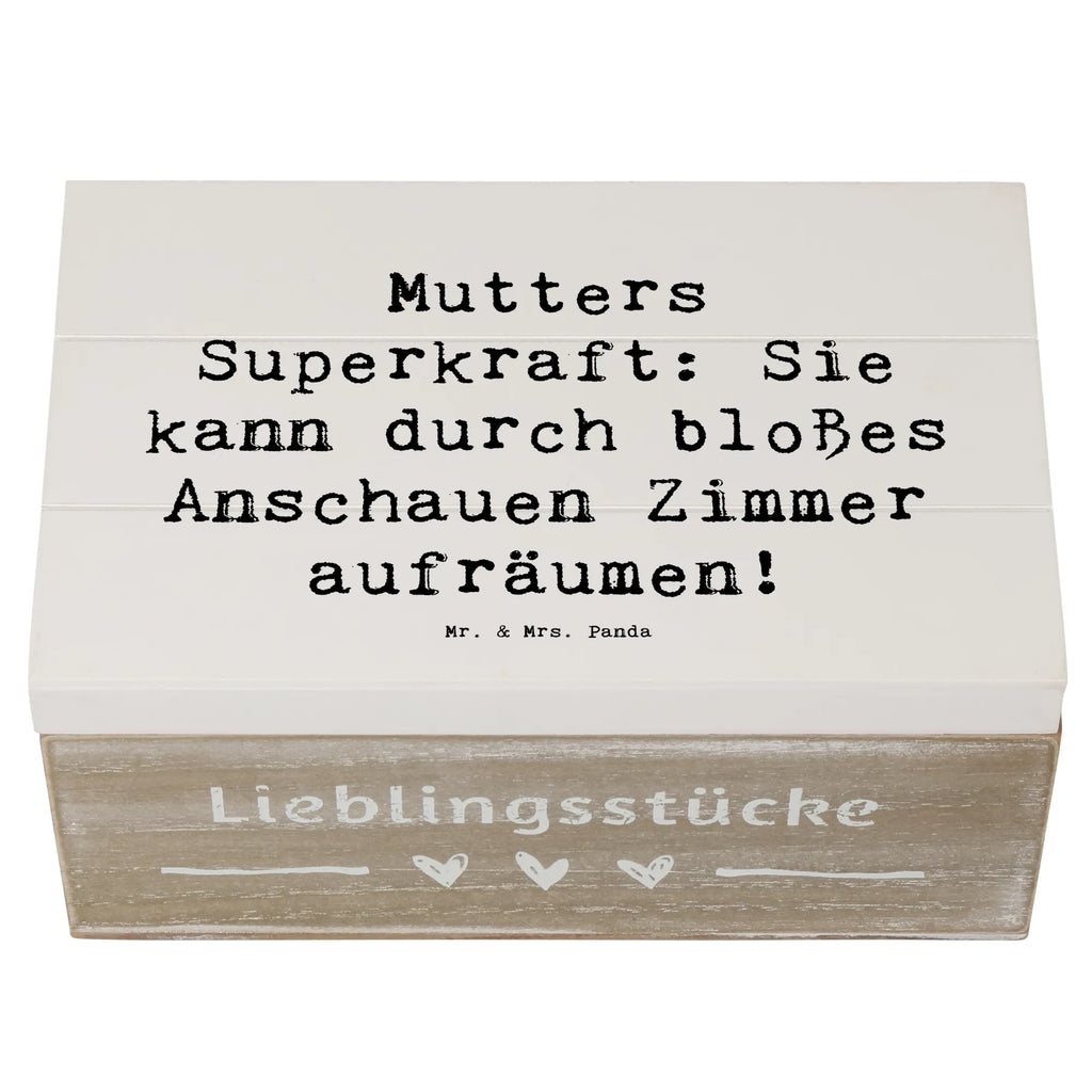 Holzkiste Spruch Mutters Magie Schatulle, Schatzkiste, Holzkiste, Dekokiste, Aufbewahrungsbox, Kiste, Erinnerungsbox, Truhe, Geschenkdose, XXL, Erinnerungskiste, Geschenkbox, Familie, Vatertag, Muttertag, Bruder, Schwester, Mama, Papa, Oma, Opa