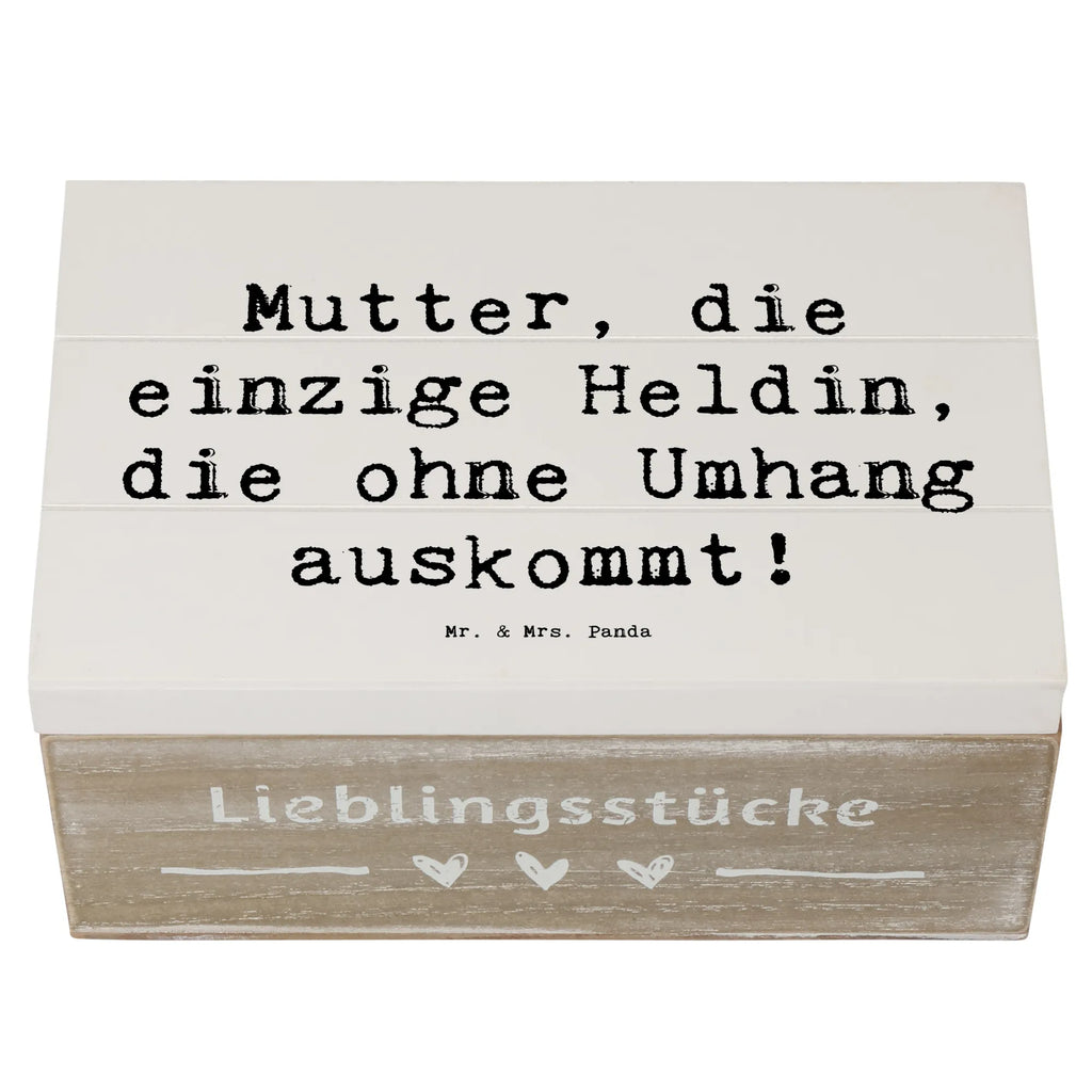 Holzkiste Spruch Heldin Mutter Erinnerungsbox, Holzkiste, Geschenkbox, Schatulle, Kiste, Dekokiste, Erinnerungskiste, Schatzkiste, XXL, Truhe, Aufbewahrungsbox, Geschenkdose, Familie, Vatertag, Muttertag, Bruder, Schwester, Mama, Papa, Oma, Opa