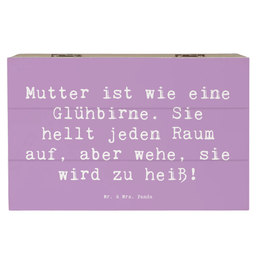 Holzkiste Spruch Mutter Glühbirne Geschenkdose, Erinnerungsbox, Erinnerungskiste, XXL, Kiste, Holzkiste, Schatulle, Dekokiste, Schatzkiste, Aufbewahrungsbox, Truhe, Geschenkbox, Familie, Vatertag, Muttertag, Bruder, Schwester, Mama, Papa, Oma, Opa