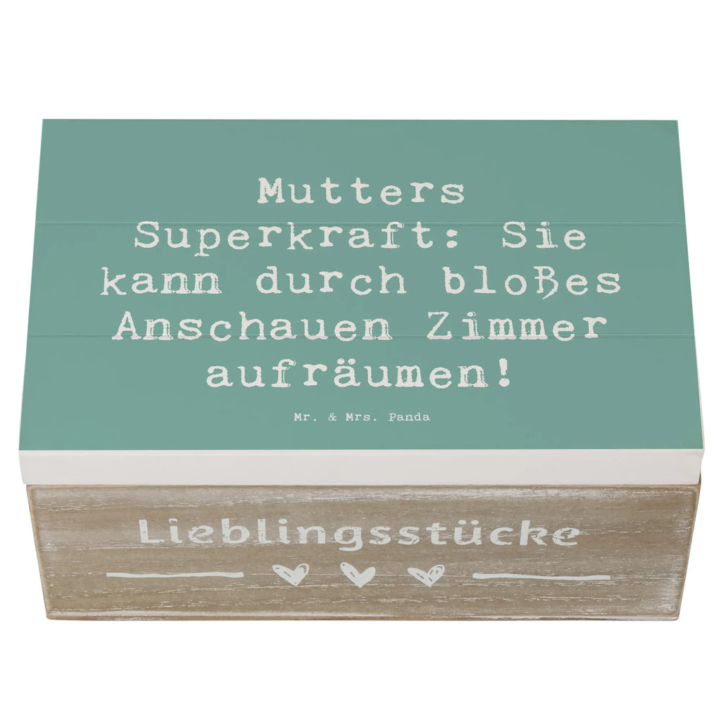 Holzkiste Spruch Mutters Magie Schatulle, Schatzkiste, Holzkiste, Dekokiste, Aufbewahrungsbox, Kiste, Erinnerungsbox, Truhe, Geschenkdose, XXL, Erinnerungskiste, Geschenkbox, Familie, Vatertag, Muttertag, Bruder, Schwester, Mama, Papa, Oma, Opa