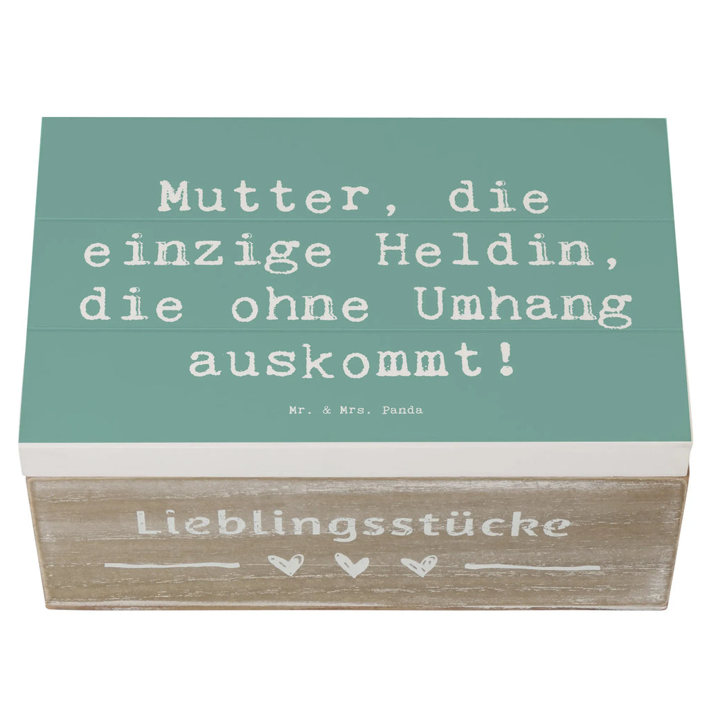 Holzkiste Spruch Heldin Mutter Erinnerungsbox, Holzkiste, Geschenkbox, Schatulle, Kiste, Dekokiste, Erinnerungskiste, Schatzkiste, XXL, Truhe, Aufbewahrungsbox, Geschenkdose, Familie, Vatertag, Muttertag, Bruder, Schwester, Mama, Papa, Oma, Opa