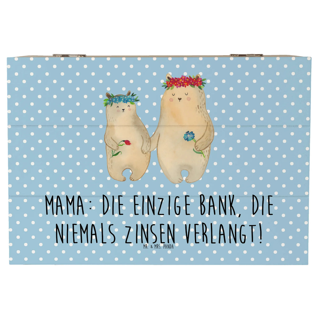 Holzkiste Mutter Bank XXL, Aufbewahrungsbox, Dekokiste, Erinnerungskiste, Geschenkdose, Schatzkiste, Kiste, Erinnerungsbox, Truhe, Holzkiste, Geschenkbox, Schatulle, Familie, Vatertag, Muttertag, Bruder, Schwester, Mama, Papa, Oma, Opa