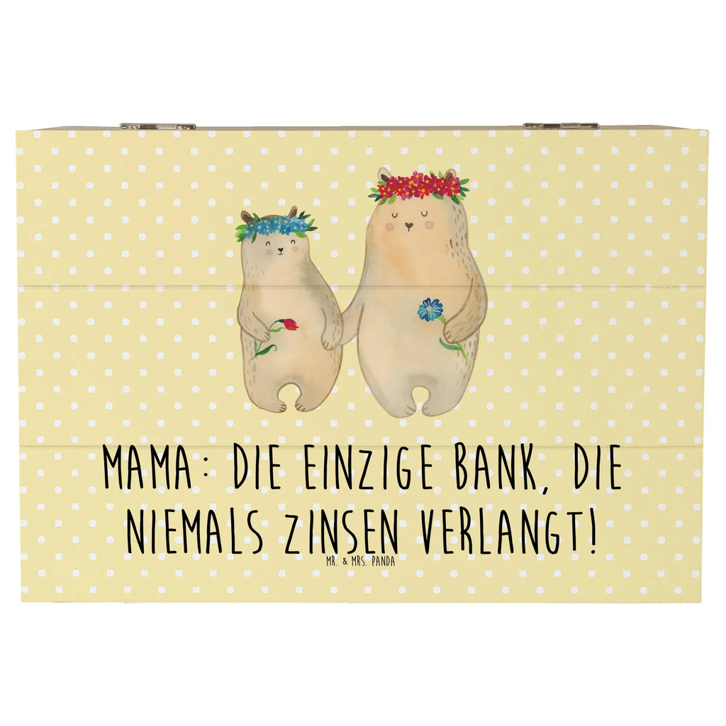 Holzkiste Mutter Bank XXL, Aufbewahrungsbox, Dekokiste, Erinnerungskiste, Geschenkdose, Schatzkiste, Kiste, Erinnerungsbox, Truhe, Holzkiste, Geschenkbox, Schatulle, Familie, Vatertag, Muttertag, Bruder, Schwester, Mama, Papa, Oma, Opa