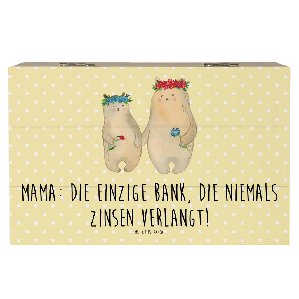 Holzkiste Mutter Bank XXL, Aufbewahrungsbox, Dekokiste, Erinnerungskiste, Geschenkdose, Schatzkiste, Kiste, Erinnerungsbox, Truhe, Holzkiste, Geschenkbox, Schatulle, Familie, Vatertag, Muttertag, Bruder, Schwester, Mama, Papa, Oma, Opa