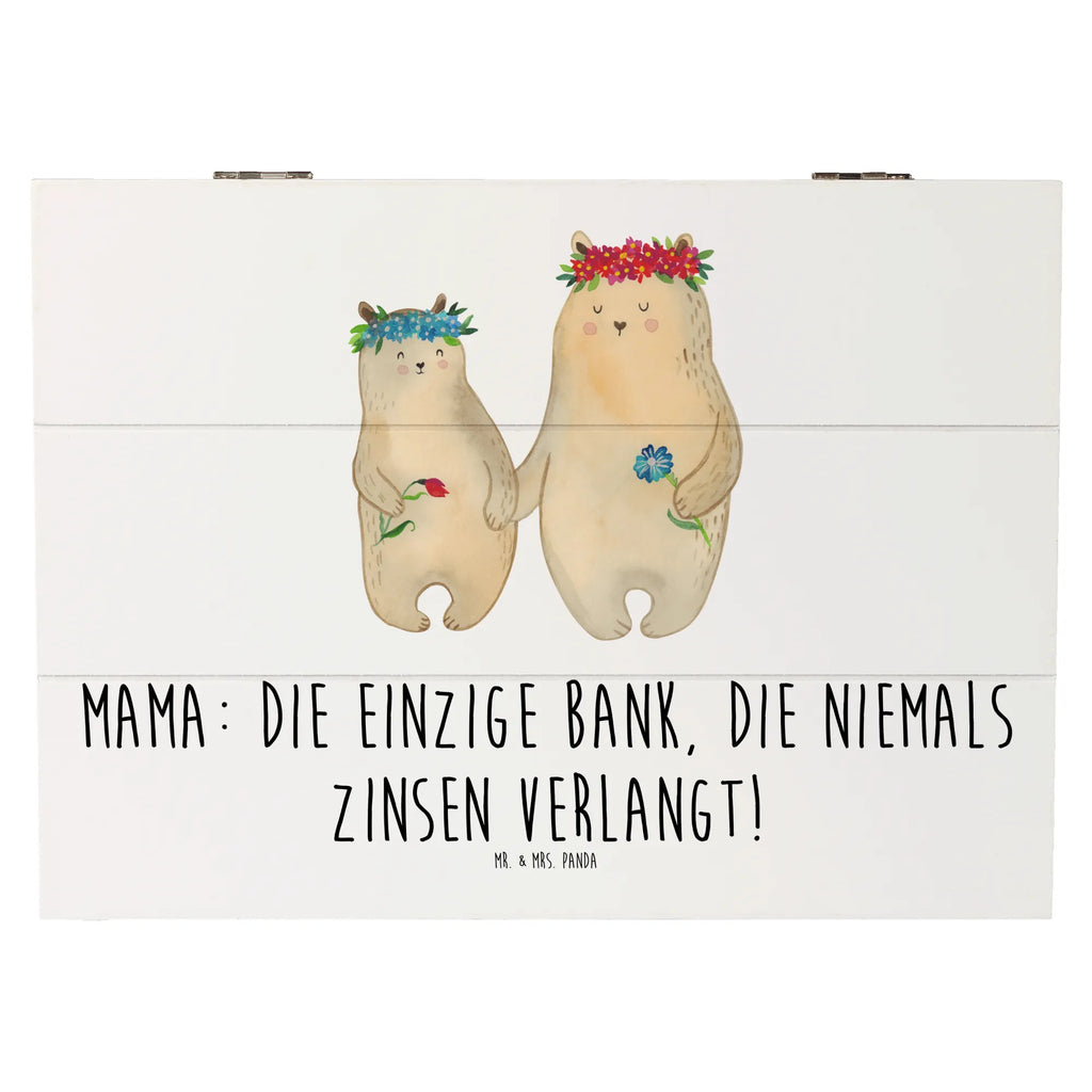 Holzkiste Mutter Bank XXL, Aufbewahrungsbox, Dekokiste, Erinnerungskiste, Geschenkdose, Schatzkiste, Kiste, Erinnerungsbox, Truhe, Holzkiste, Geschenkbox, Schatulle, Familie, Vatertag, Muttertag, Bruder, Schwester, Mama, Papa, Oma, Opa