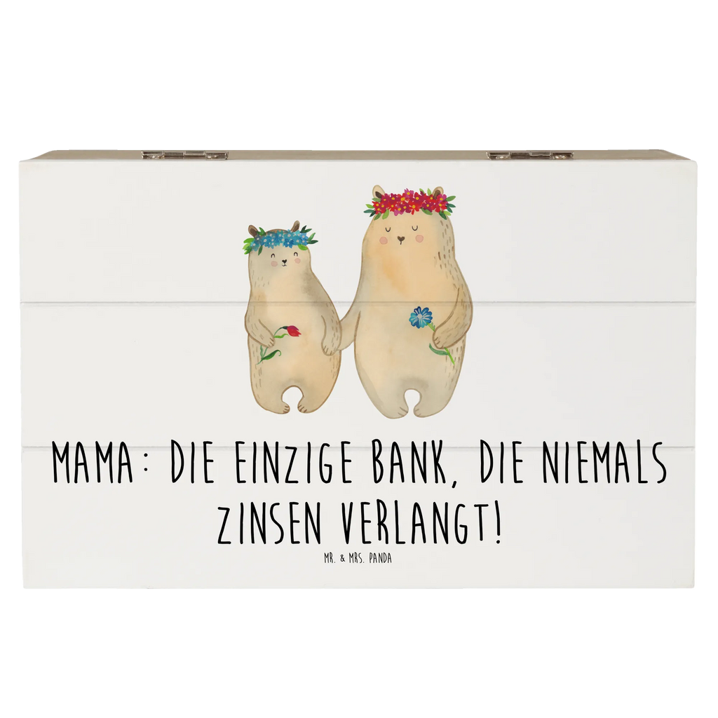 Holzkiste Mutter Bank XXL, Aufbewahrungsbox, Dekokiste, Erinnerungskiste, Geschenkdose, Schatzkiste, Kiste, Erinnerungsbox, Truhe, Holzkiste, Geschenkbox, Schatulle, Familie, Vatertag, Muttertag, Bruder, Schwester, Mama, Papa, Oma, Opa