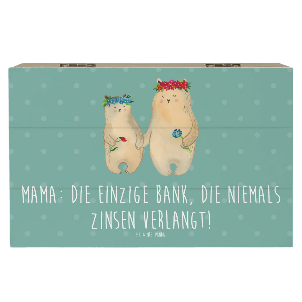 Holzkiste Mutter Bank XXL, Aufbewahrungsbox, Dekokiste, Erinnerungskiste, Geschenkdose, Schatzkiste, Kiste, Erinnerungsbox, Truhe, Holzkiste, Geschenkbox, Schatulle, Familie, Vatertag, Muttertag, Bruder, Schwester, Mama, Papa, Oma, Opa