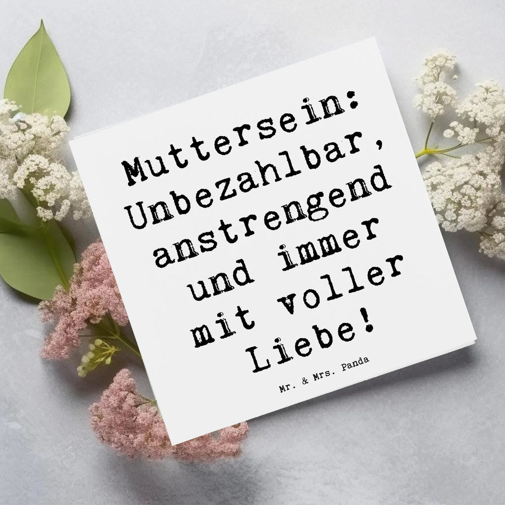 Deluxe Karte Spruch Mutter Liebe Glückwunschkarte, Karte, Grußkarte, Einladungskarte, Hochzeitskarte, Hochwertige Klappkarte, Klappkarte, Hochwertige Grußkarte, Geburtstagskarte, Familie, Vatertag, Muttertag, Bruder, Schwester, Mama, Papa, Oma, Opa