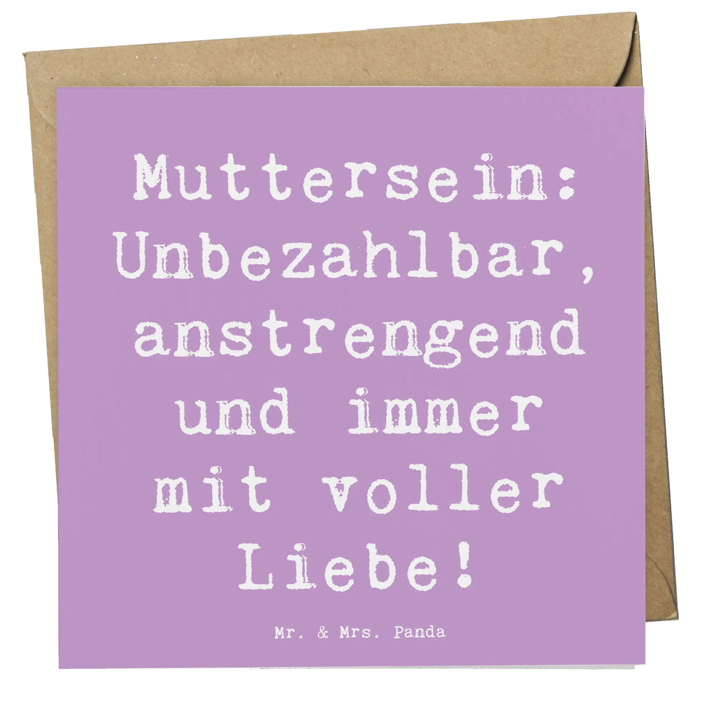 Deluxe Karte Spruch Mutter Liebe Glückwunschkarte, Karte, Grußkarte, Einladungskarte, Hochzeitskarte, Hochwertige Klappkarte, Klappkarte, Hochwertige Grußkarte, Geburtstagskarte, Familie, Vatertag, Muttertag, Bruder, Schwester, Mama, Papa, Oma, Opa