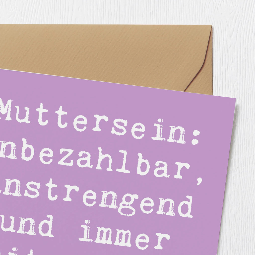 Deluxe Karte Spruch Mutter Liebe Glückwunschkarte, Karte, Grußkarte, Einladungskarte, Hochzeitskarte, Hochwertige Klappkarte, Klappkarte, Hochwertige Grußkarte, Geburtstagskarte, Familie, Vatertag, Muttertag, Bruder, Schwester, Mama, Papa, Oma, Opa