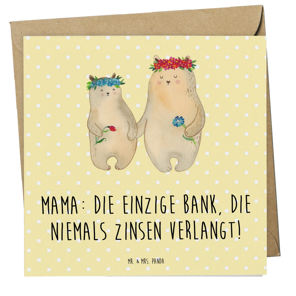 Deluxe Karte Mutter Bank Glückwunschkarte, Grußkarte, Klappkarte, Karte, Hochwertige Grußkarte, Hochwertige Klappkarte, Hochzeitskarte, Geburtstagskarte, Einladungskarte, Familie, Vatertag, Muttertag, Bruder, Schwester, Mama, Papa, Oma, Opa