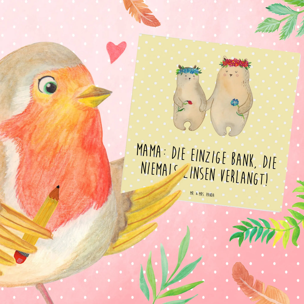 Deluxe Karte Mutter Bank Glückwunschkarte, Grußkarte, Klappkarte, Karte, Hochwertige Grußkarte, Hochwertige Klappkarte, Hochzeitskarte, Geburtstagskarte, Einladungskarte, Familie, Vatertag, Muttertag, Bruder, Schwester, Mama, Papa, Oma, Opa