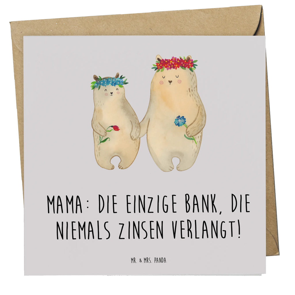 Deluxe Karte Mutter Bank Glückwunschkarte, Grußkarte, Klappkarte, Karte, Hochwertige Grußkarte, Hochwertige Klappkarte, Hochzeitskarte, Geburtstagskarte, Einladungskarte, Familie, Vatertag, Muttertag, Bruder, Schwester, Mama, Papa, Oma, Opa
