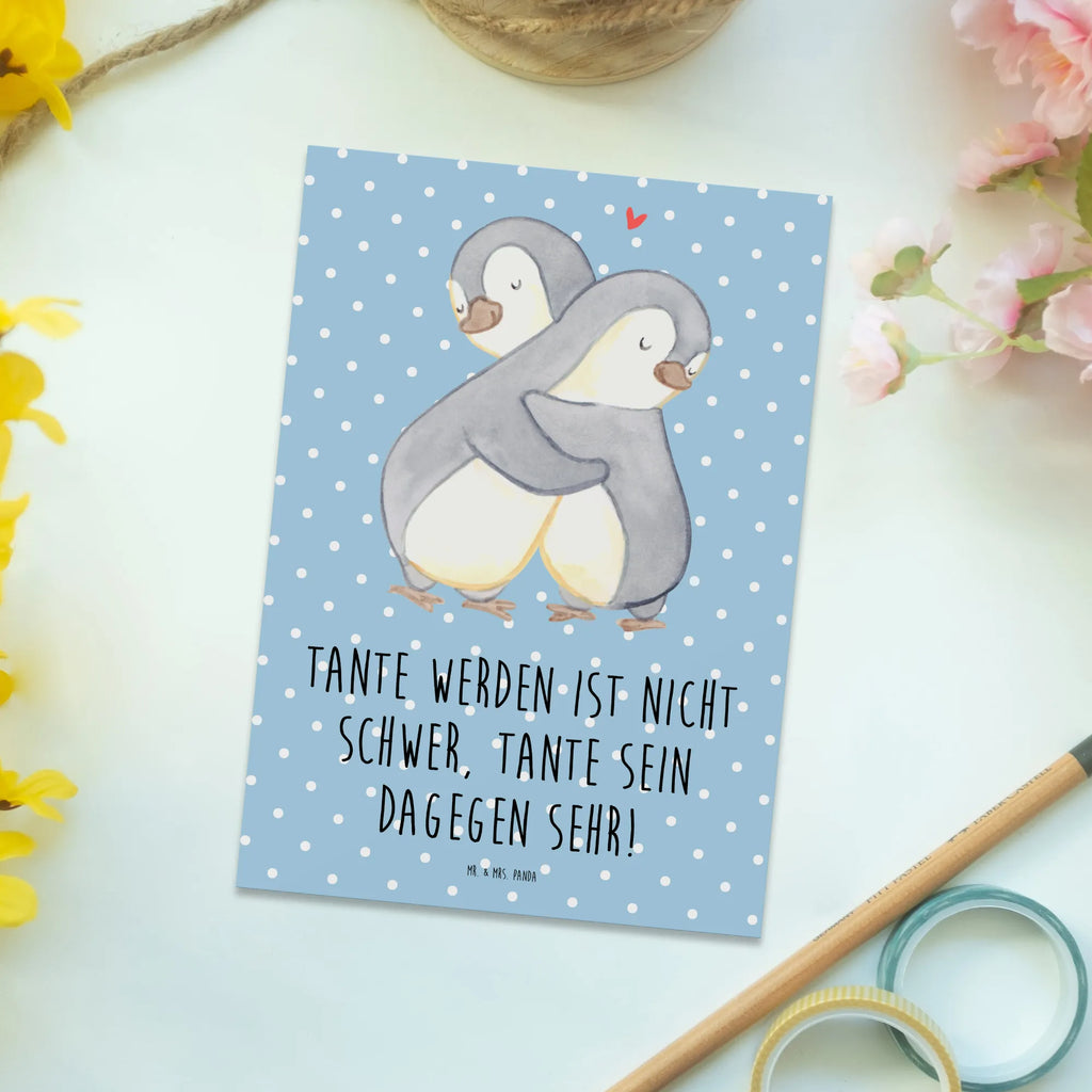 Postcard Tante werden ist nicht schwer, Tante sein dagegen sehr! Karte, Dankeskarte, Postkarte, Geschenkkarte, Einladung Geburtstag, Ansichtskarte, Einladungskarte, Geburtstagskarte, Grußkarte, Einladungskarten Geburtstag, Ansichtskarten, Einladung, Familie, Vatertag, Muttertag, Bruder, Schwester, Mama, Papa, Oma, Opa