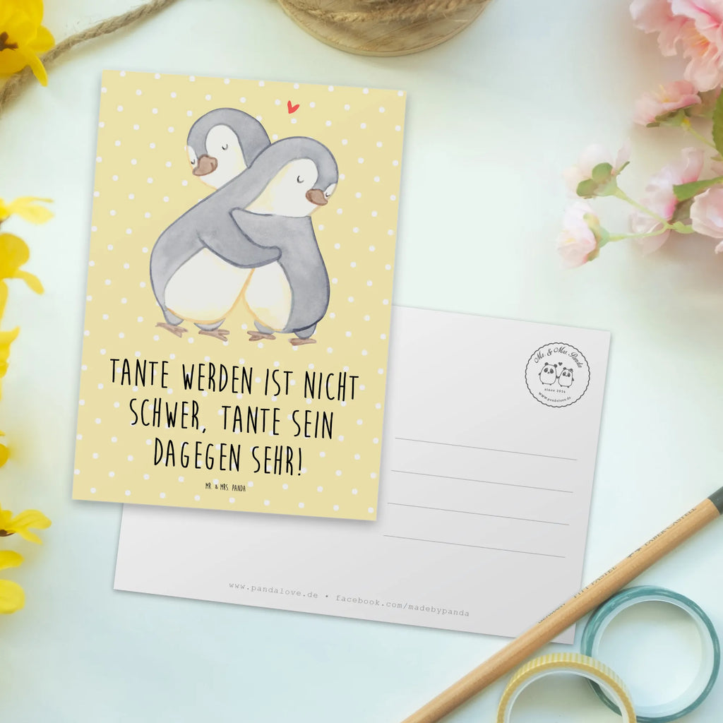 Postcard Tante werden ist nicht schwer, Tante sein dagegen sehr! Karte, Dankeskarte, Postkarte, Geschenkkarte, Einladung Geburtstag, Ansichtskarte, Einladungskarte, Geburtstagskarte, Grußkarte, Einladungskarten Geburtstag, Ansichtskarten, Einladung, Familie, Vatertag, Muttertag, Bruder, Schwester, Mama, Papa, Oma, Opa