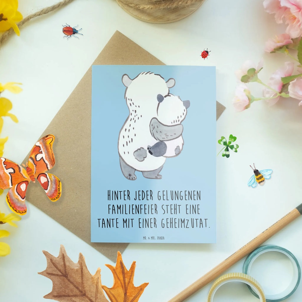 Grußkarte Tante Geheimzutat Hochzeitskarte, Einladungskarte, Ansichtskarten, Glückwunschkarte, Karte, Klappkarte, Grußkarte, Geburtstagskarte, Familie, Vatertag, Muttertag, Bruder, Schwester, Mama, Papa, Oma, Opa