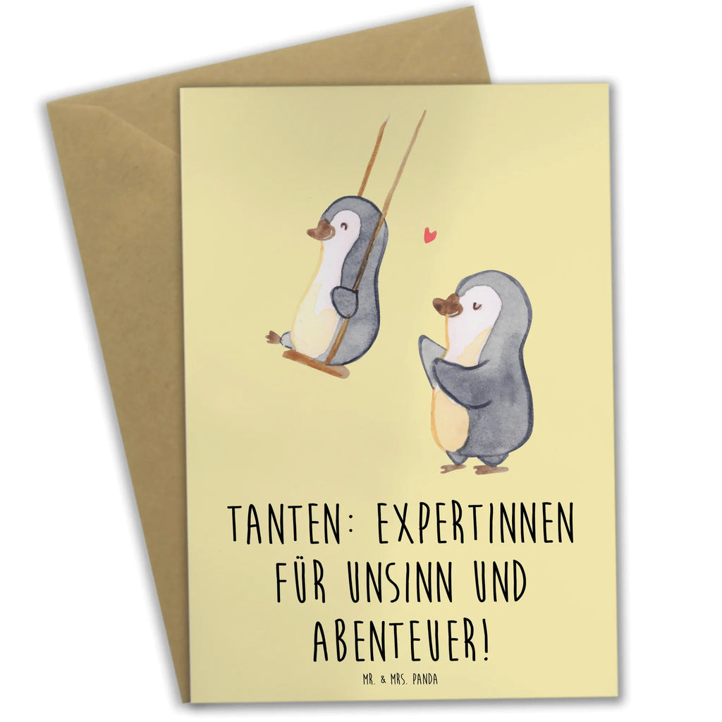 Greetings card Tanten: Expertinnen für Unsinn und Abenteuer! Hochzeitskarte, Ansichtskarten, Grußkarte, Karte, Geburtstagskarte, Klappkarte, Glückwunschkarte, Einladungskarte, Familie, Vatertag, Muttertag, Bruder, Schwester, Mama, Papa, Oma, Opa