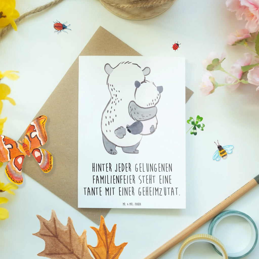 Grußkarte Tante Geheimzutat Hochzeitskarte, Einladungskarte, Ansichtskarten, Glückwunschkarte, Karte, Klappkarte, Grußkarte, Geburtstagskarte, Familie, Vatertag, Muttertag, Bruder, Schwester, Mama, Papa, Oma, Opa