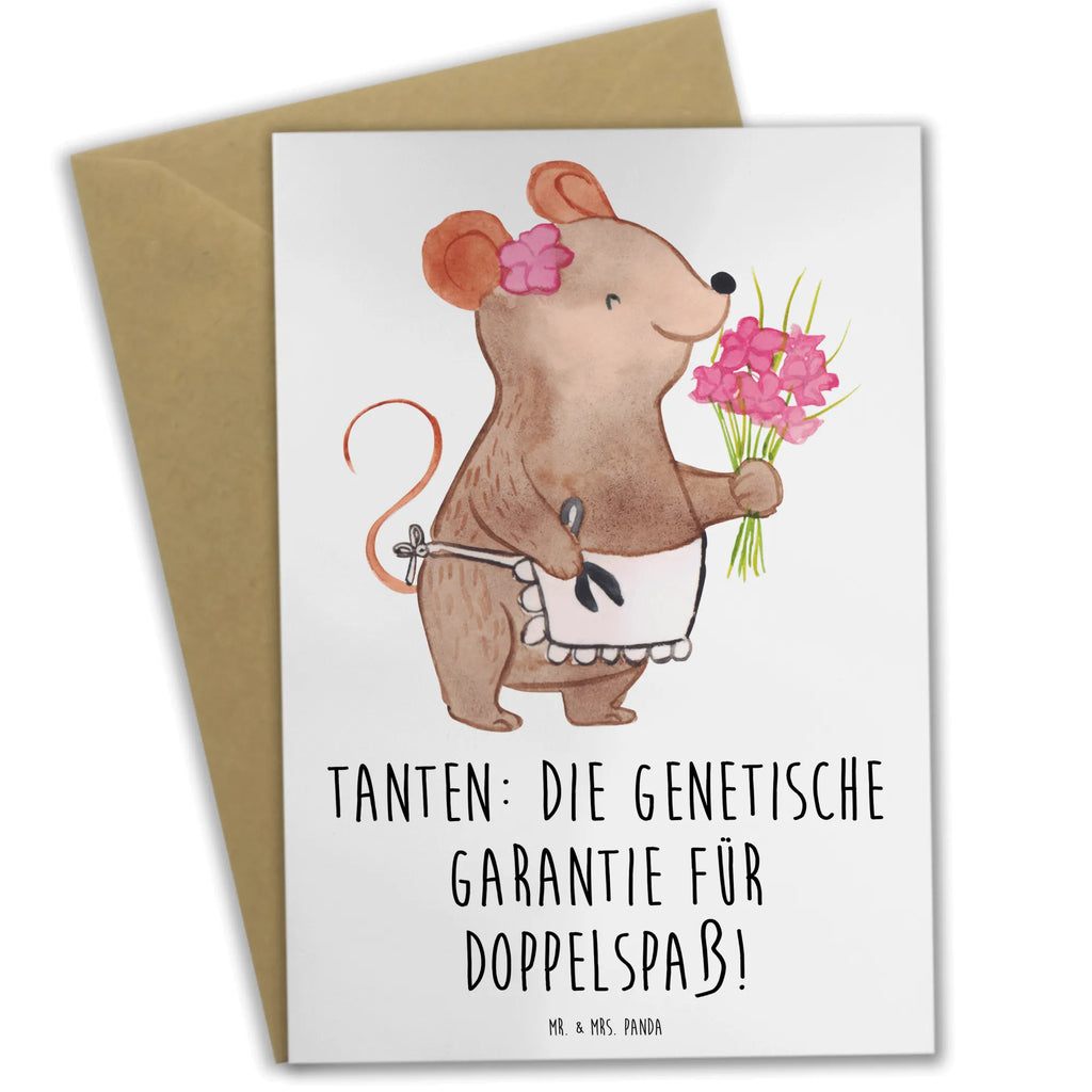 Grußkarte Tanten Doppelspaß Klappkarte, Glückwunschkarte, Hochzeitskarte, Geburtstagskarte, Ansichtskarten, Karte, Grußkarte, Einladungskarte, Familie, Vatertag, Muttertag, Bruder, Schwester, Mama, Papa, Oma, Opa