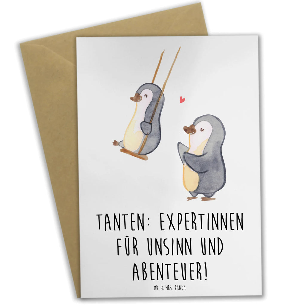 Greetings card Tanten: Expertinnen für Unsinn und Abenteuer! Hochzeitskarte, Ansichtskarten, Grußkarte, Karte, Geburtstagskarte, Klappkarte, Glückwunschkarte, Einladungskarte, Familie, Vatertag, Muttertag, Bruder, Schwester, Mama, Papa, Oma, Opa