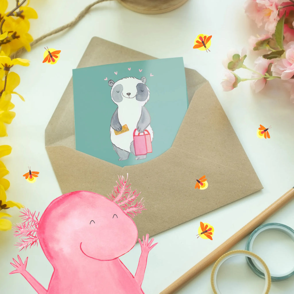 Greetings card Warnung: Tante auf Shopping-Tour! Ansichtskarten, Klappkarte, Einladungskarte, Grußkarte, Karte, Geburtstagskarte, Glückwunschkarte, Hochzeitskarte, Familie, Vatertag, Muttertag, Bruder, Schwester, Mama, Papa, Oma, Opa