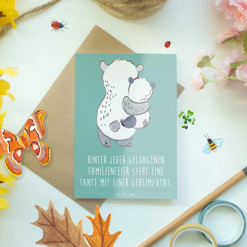 Grußkarte Tante Geheimzutat Hochzeitskarte, Einladungskarte, Ansichtskarten, Glückwunschkarte, Karte, Klappkarte, Grußkarte, Geburtstagskarte, Familie, Vatertag, Muttertag, Bruder, Schwester, Mama, Papa, Oma, Opa