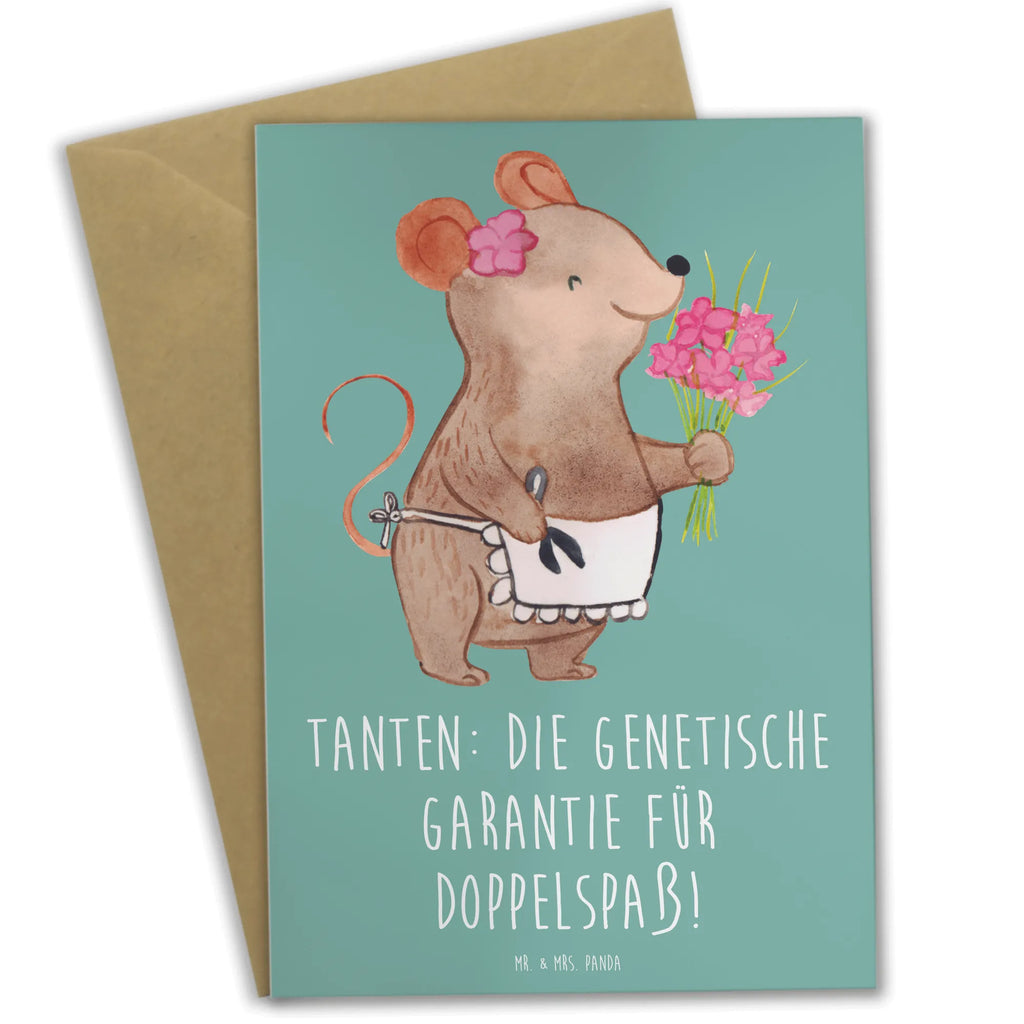 Grußkarte Tanten Doppelspaß Klappkarte, Glückwunschkarte, Hochzeitskarte, Geburtstagskarte, Ansichtskarten, Karte, Grußkarte, Einladungskarte, Familie, Vatertag, Muttertag, Bruder, Schwester, Mama, Papa, Oma, Opa