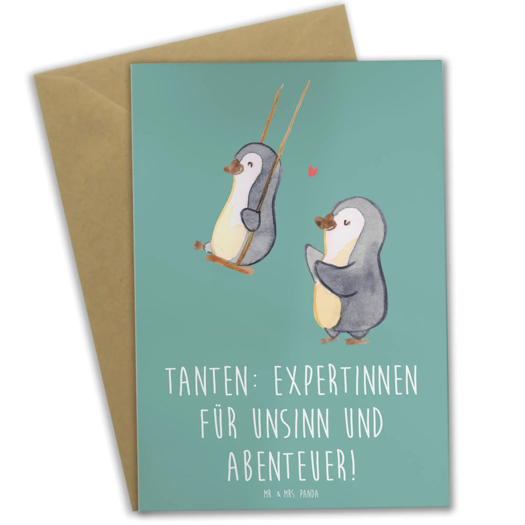 Greetings card Tanten: Expertinnen für Unsinn und Abenteuer! Hochzeitskarte, Ansichtskarten, Grußkarte, Karte, Geburtstagskarte, Klappkarte, Glückwunschkarte, Einladungskarte, Familie, Vatertag, Muttertag, Bruder, Schwester, Mama, Papa, Oma, Opa