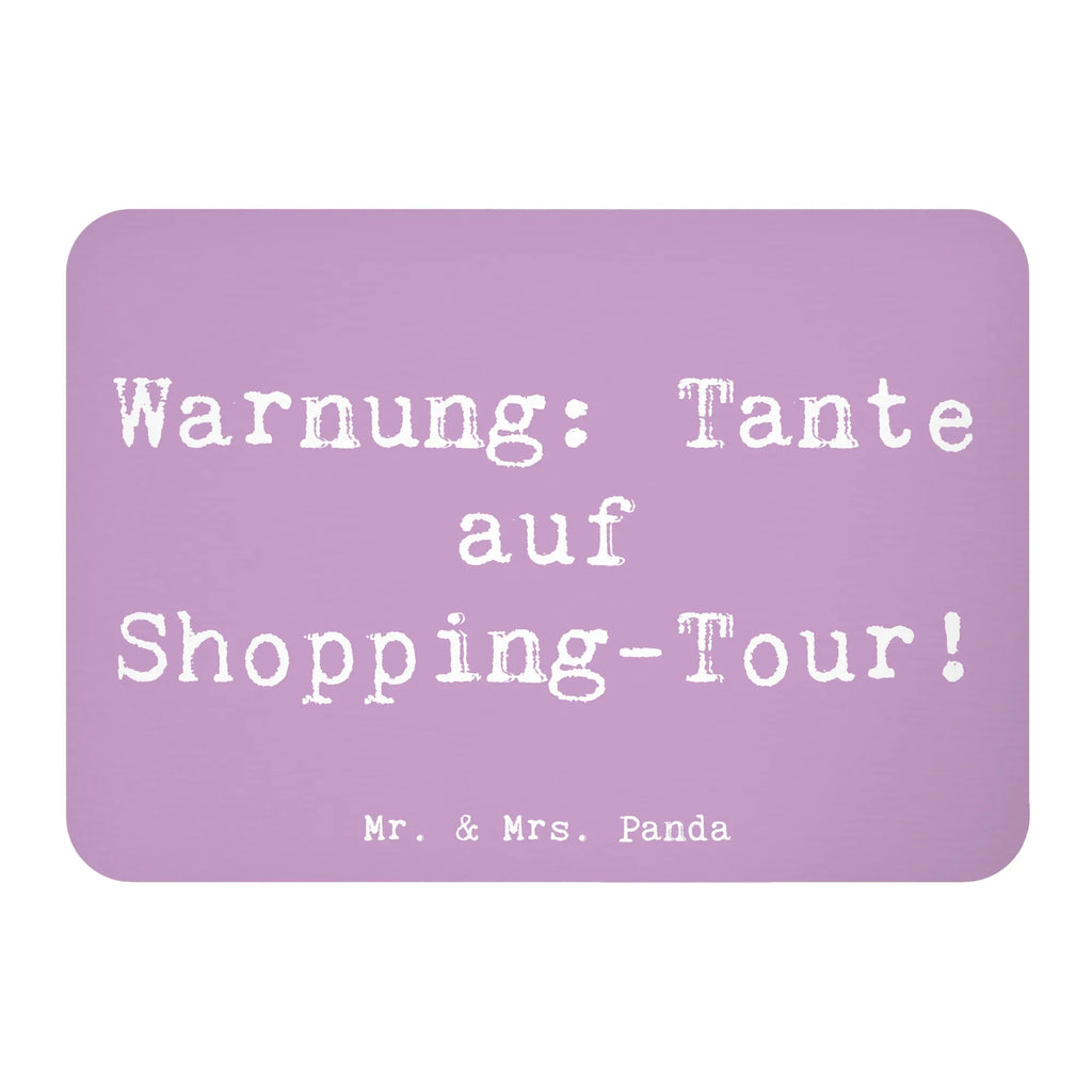 Magnet Saying Warnung: Tante auf Shopping-Tour! Kühlschrankmagnet, Pinnwandmagnet, Souvenir Magnet, Motivmagnete, Dekomagnet, Whiteboard Magnet, Notiz Magnet, Kühlschrank Dekoration, Familie, Vatertag, Muttertag, Bruder, Schwester, Mama, Papa, Oma, Opa
