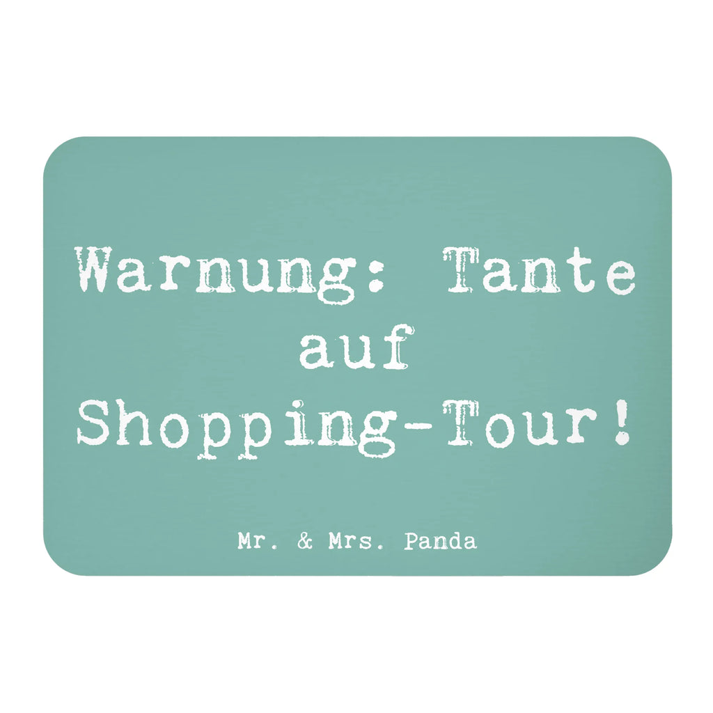 Magnet Saying Warnung: Tante auf Shopping-Tour! Kühlschrankmagnet, Pinnwandmagnet, Souvenir Magnet, Motivmagnete, Dekomagnet, Whiteboard Magnet, Notiz Magnet, Kühlschrank Dekoration, Familie, Vatertag, Muttertag, Bruder, Schwester, Mama, Papa, Oma, Opa
