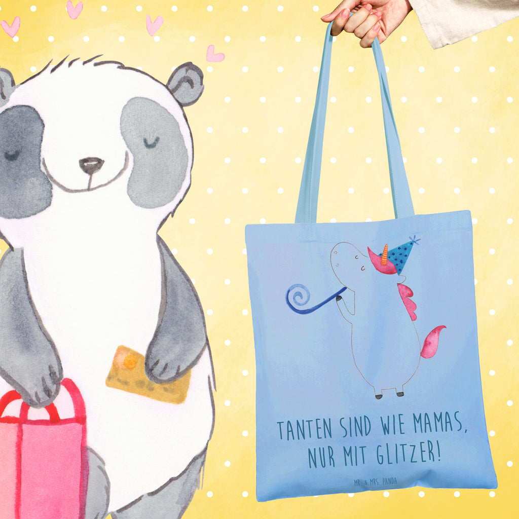 Tote bag Tanten sind wie Mamas, nur mit Glitzer! Beuteltasche, Einkaufstüte, Tasche, Strandtasche, Shopper, Umhängetasche, Badetasche, Stofftasche, Stoffbeutel, Beutel, Tragetasche, Laptoptasche, Einkaufstasche, Schultertasche, Jutebeutel, Jutetasche, Familie, Vatertag, Muttertag, Bruder, Schwester, Mama, Papa, Oma, Opa