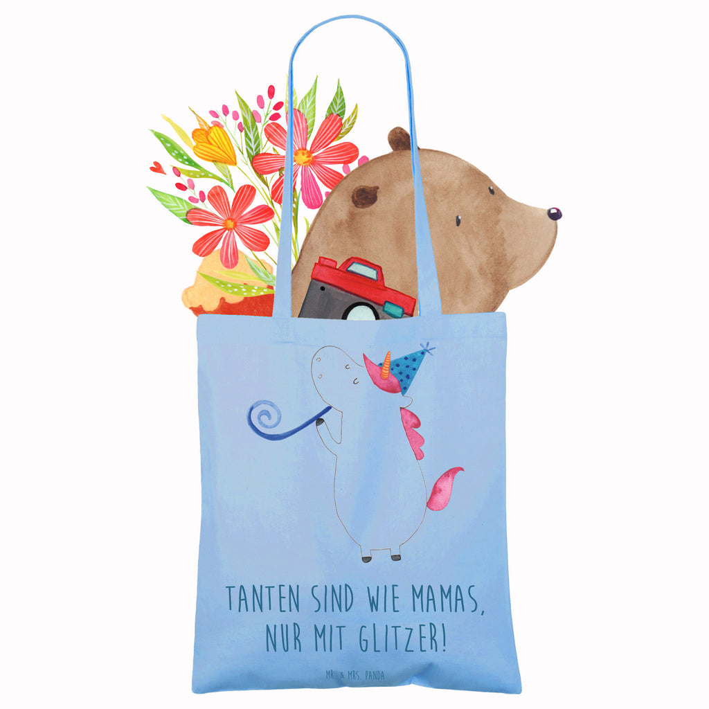 Tote bag Tanten sind wie Mamas, nur mit Glitzer! Beuteltasche, Einkaufstüte, Tasche, Strandtasche, Shopper, Umhängetasche, Badetasche, Stofftasche, Stoffbeutel, Beutel, Tragetasche, Laptoptasche, Einkaufstasche, Schultertasche, Jutebeutel, Jutetasche, Familie, Vatertag, Muttertag, Bruder, Schwester, Mama, Papa, Oma, Opa