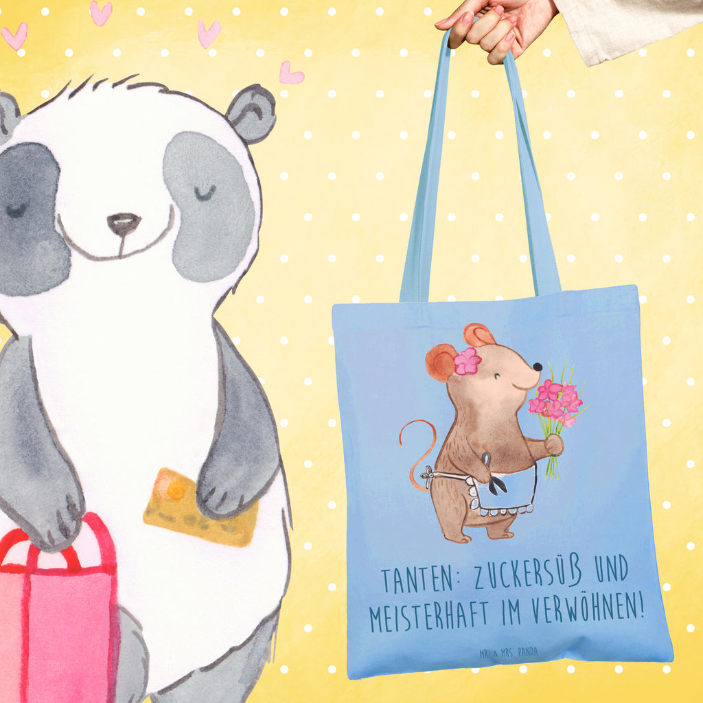 Tragetasche Tante Zuckersüß Einkaufstasche, Tragetasche, Beutel, Tasche, Shopper, Stofftasche, Schultertasche, Jutebeutel, Stoffbeutel, Jutetasche, Umhängetasche, Laptoptasche, Strandtasche, Beuteltasche, Badetasche, Einkaufstüte, Familie, Vatertag, Muttertag, Bruder, Schwester, Mama, Papa, Oma, Opa