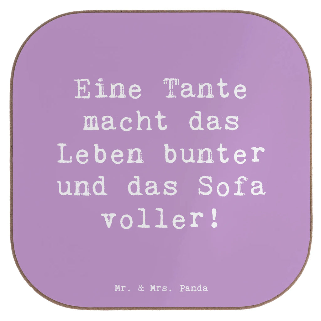 Square coaster Saying Eine Tante macht das Leben bunter und das Sofa voller! Untersetzer, Bierdeckel, Glasuntersetzer, Untersetzer Gläser, Getränkeuntersetzer, Untersetzer aus Holz, Untersetzer für Gläser, Korkuntersetzer, Untersetzer Holz, Holzuntersetzer, Tassen Untersetzer, Untersetzer Design, Familie, Vatertag, Muttertag, Bruder, Schwester, Mama, Papa, Oma, Opa