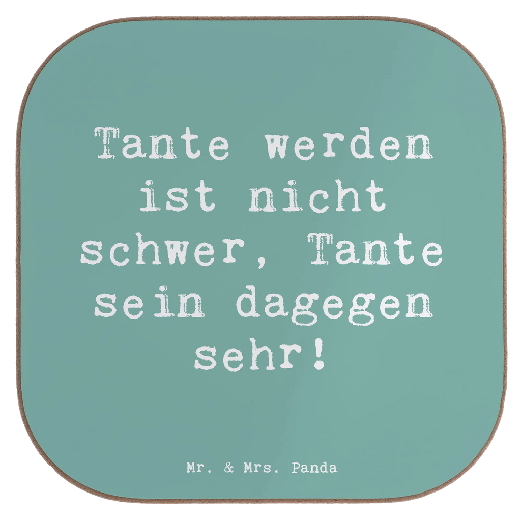 Square coaster Saying Tante werden ist nicht schwer, Tante sein dagegen sehr! Untersetzer, Bierdeckel, Glasuntersetzer, Untersetzer Gläser, Getränkeuntersetzer, Untersetzer aus Holz, Untersetzer für Gläser, Korkuntersetzer, Untersetzer Holz, Holzuntersetzer, Tassen Untersetzer, Untersetzer Design, Familie, Vatertag, Muttertag, Bruder, Schwester, Mama, Papa, Oma, Opa