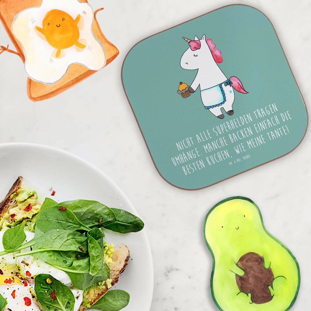 Square coaster Nicht alle Superhelden tragen Umhänge. Manche backen einfach die besten Kuchen, wie meine Tante! Untersetzer, Glasuntersetzer, Holzuntersetzer, Korkuntersetzer, Tassen Untersetzer, Untersetzer für Gläser, Untersetzer Gläser, Untersetzer Holz, Bierdeckel, Getränkeuntersetzer, Untersetzer aus Holz, Untersetzer Design, Familie, Vatertag, Muttertag, Bruder, Schwester, Mama, Papa, Oma, Opa