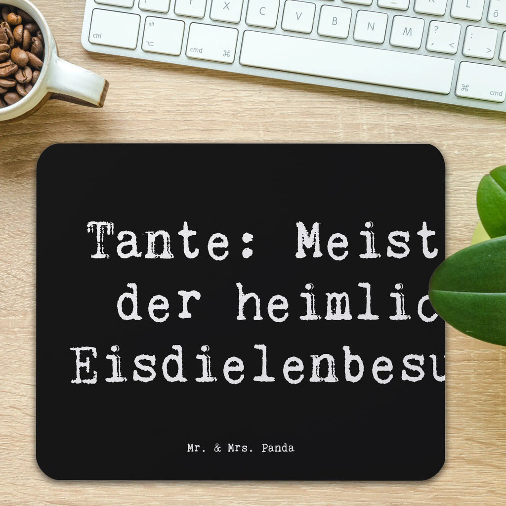 Mouse mat Saying Tante: Meisterin der heimlichen Eisdielenbesuche! Mauspad, PC Zubehör, Designer Mauspad, Büroausstattung, Mauspad Büro, Arbeitszimmer, Computer zubehör, Mousepad, Einzigartiges Mauspad, Mausunterlage, Familie, Vatertag, Muttertag, Bruder, Schwester, Mama, Papa, Oma, Opa