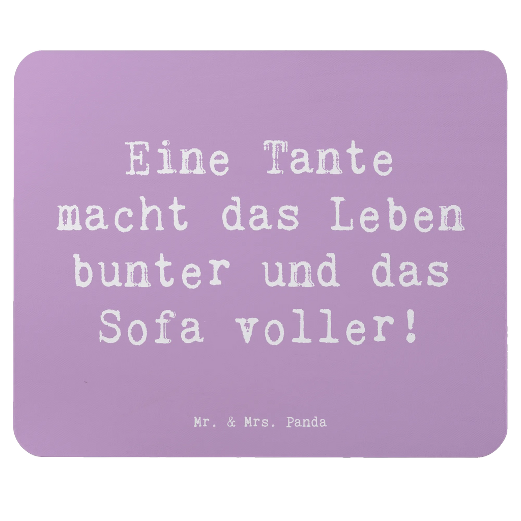 Mouse mat Saying Eine Tante macht das Leben bunter und das Sofa voller! Mousepad, Computer zubehör, Büroausstattung, PC Zubehör, Arbeitszimmer, Mauspad, Einzigartiges Mauspad, Designer Mauspad, Mausunterlage, Mauspad Büro, Familie, Vatertag, Muttertag, Bruder, Schwester, Mama, Papa, Oma, Opa