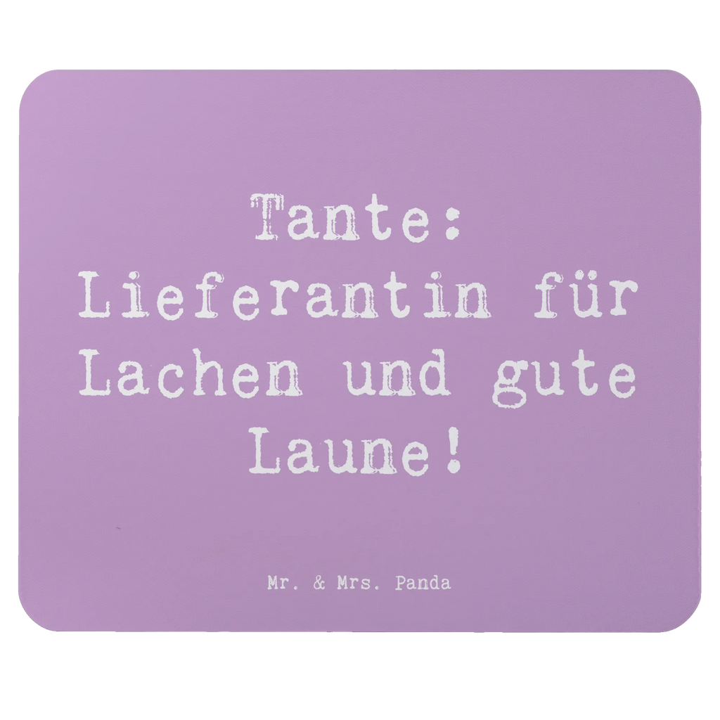 Mouse mat Saying Tante: Lieferantin für Lachen und gute Laune! Mousepad, Computer zubehör, Büroausstattung, PC Zubehör, Arbeitszimmer, Mauspad, Einzigartiges Mauspad, Designer Mauspad, Mausunterlage, Mauspad Büro, Familie, Vatertag, Muttertag, Bruder, Schwester, Mama, Papa, Oma, Opa