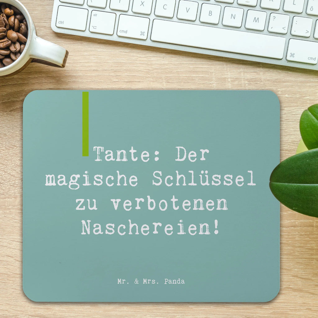 Mouse mat Saying Tante: Der magische Schlüssel zu verbotenen Naschereien! Mousepad, Computer zubehör, Büroausstattung, PC Zubehör, Arbeitszimmer, Mauspad, Einzigartiges Mauspad, Designer Mauspad, Mausunterlage, Mauspad Büro, Familie, Vatertag, Muttertag, Bruder, Schwester, Mama, Papa, Oma, Opa