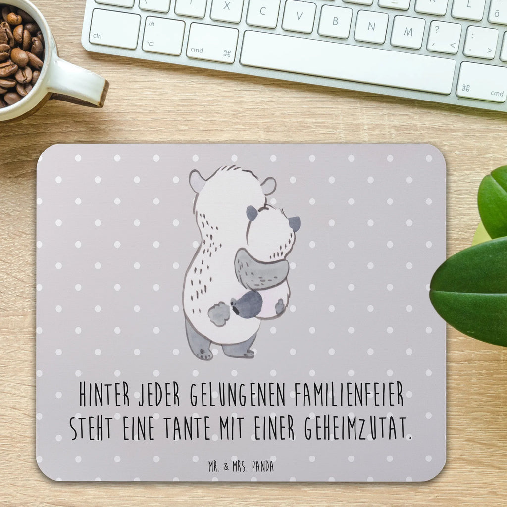 Mouse mat Hinter jeder gelungenen Familienfeier steht eine Tante mit einer Geheimzutat. Mauspad, Einzigartiges Mauspad, PC Zubehör, Mousepad, Designer Mauspad, Büroausstattung, Computer zubehör, Mauspad Büro, Mausunterlage, Arbeitszimmer, Familie, Vatertag, Muttertag, Bruder, Schwester, Mama, Papa, Oma, Opa