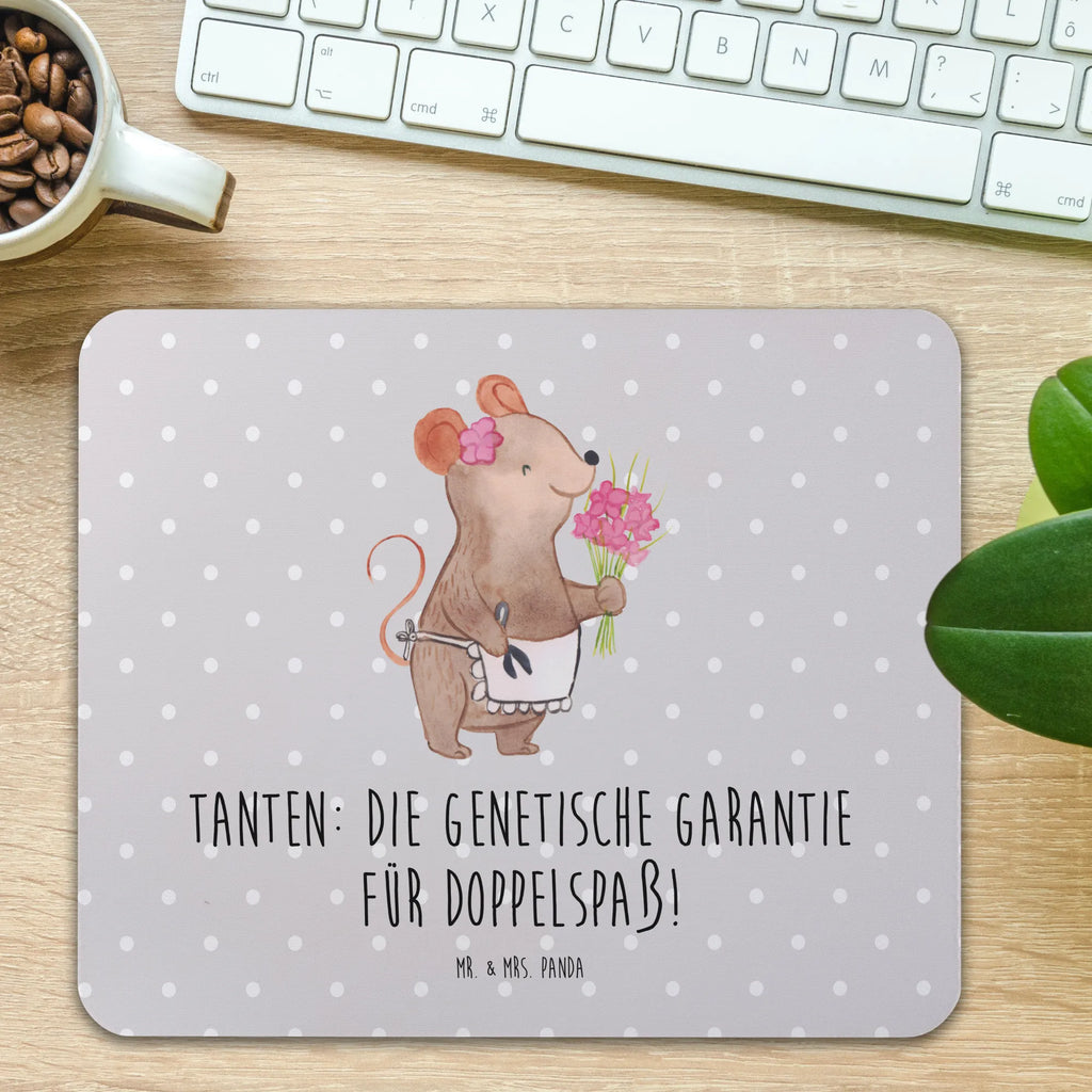Mouse mat Tanten: Die genetische Garantie für Doppelspaß! Mousepad, Einzigartiges Mauspad, Büroausstattung, Mauspad Büro, Arbeitszimmer, Designer Mauspad, Mauspad, PC Zubehör, Mausunterlage, Computer zubehör, Familie, Vatertag, Muttertag, Bruder, Schwester, Mama, Papa, Oma, Opa