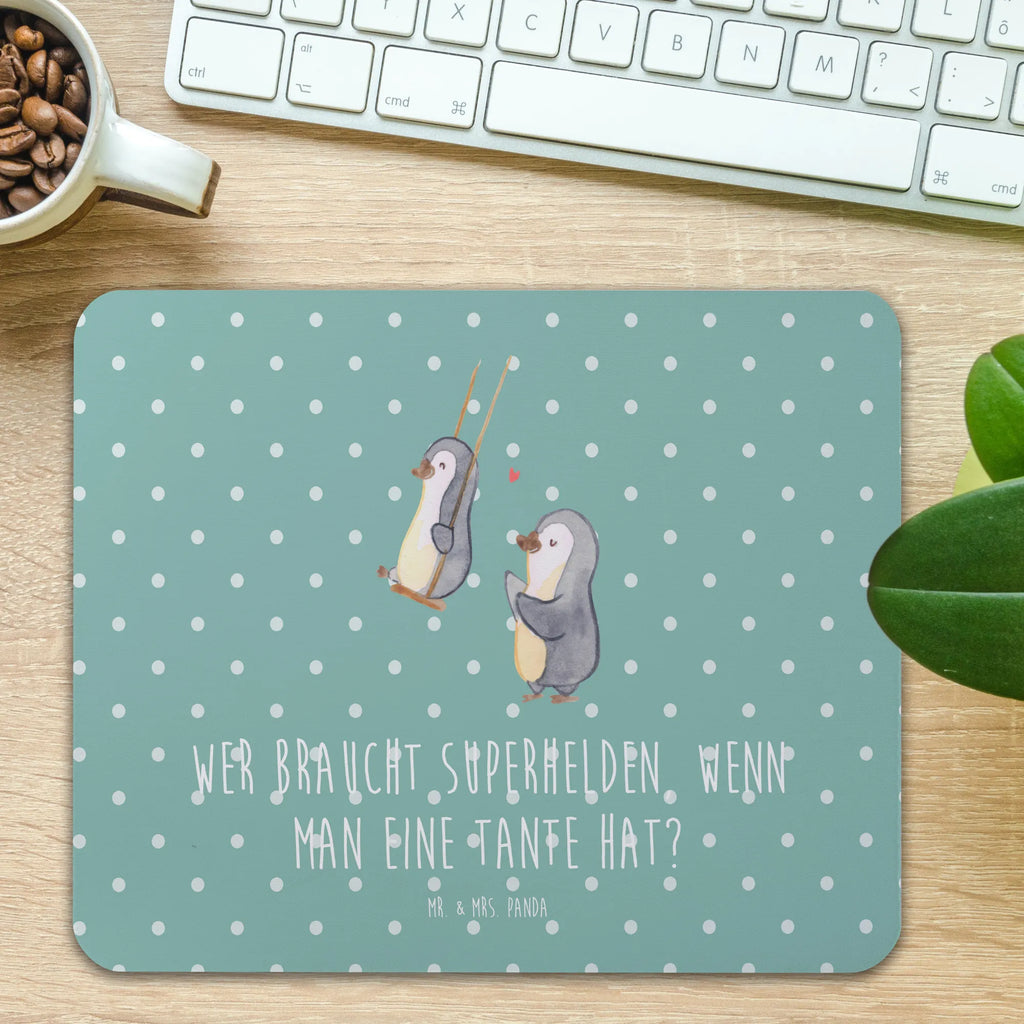 Mouse mat Wer braucht Superhelden, wenn man eine Tante hat? Einzigartiges Mauspad, Computer zubehör, PC Zubehör, Büroausstattung, Arbeitszimmer, Mausunterlage, Mousepad, Designer Mauspad, Mauspad, Mauspad Büro, Familie, Vatertag, Muttertag, Bruder, Schwester, Mama, Papa, Oma, Opa