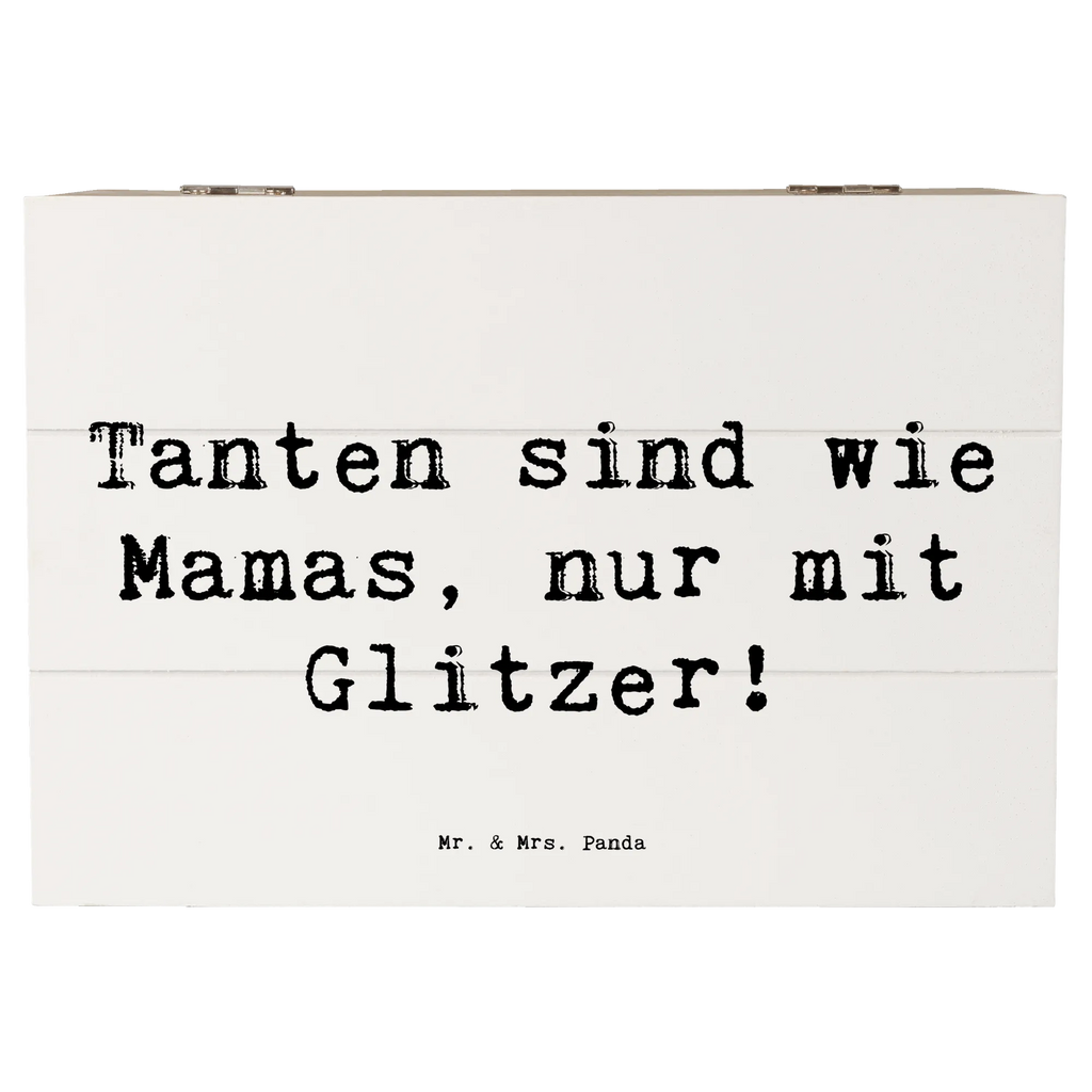 Holzkiste Spruch Glitzernde Tante Schatzkiste, Dekokiste, Truhe, XXL, Schatulle, Geschenkbox, Aufbewahrungsbox, Erinnerungsbox, Erinnerungskiste, Holzkiste, Kiste, Geschenkdose, Familie, Vatertag, Muttertag, Bruder, Schwester, Mama, Papa, Oma, Opa