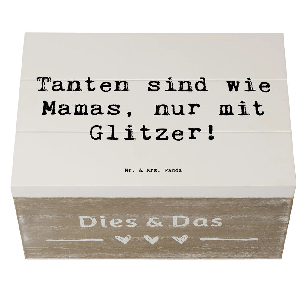 Holzkiste Spruch Glitzernde Tante Schatzkiste, Dekokiste, Truhe, XXL, Schatulle, Geschenkbox, Aufbewahrungsbox, Erinnerungsbox, Erinnerungskiste, Holzkiste, Kiste, Geschenkdose, Familie, Vatertag, Muttertag, Bruder, Schwester, Mama, Papa, Oma, Opa