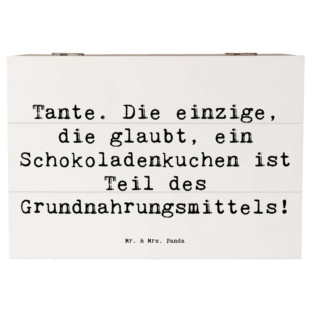 Holzkiste Spruch Tante Schokoladenkuchen Truhe, Kiste, Aufbewahrungsbox, Erinnerungskiste, XXL, Schatulle, Erinnerungsbox, Geschenkdose, Dekokiste, Geschenkbox, Holzkiste, Schatzkiste, Familie, Vatertag, Muttertag, Bruder, Schwester, Mama, Papa, Oma, Opa
