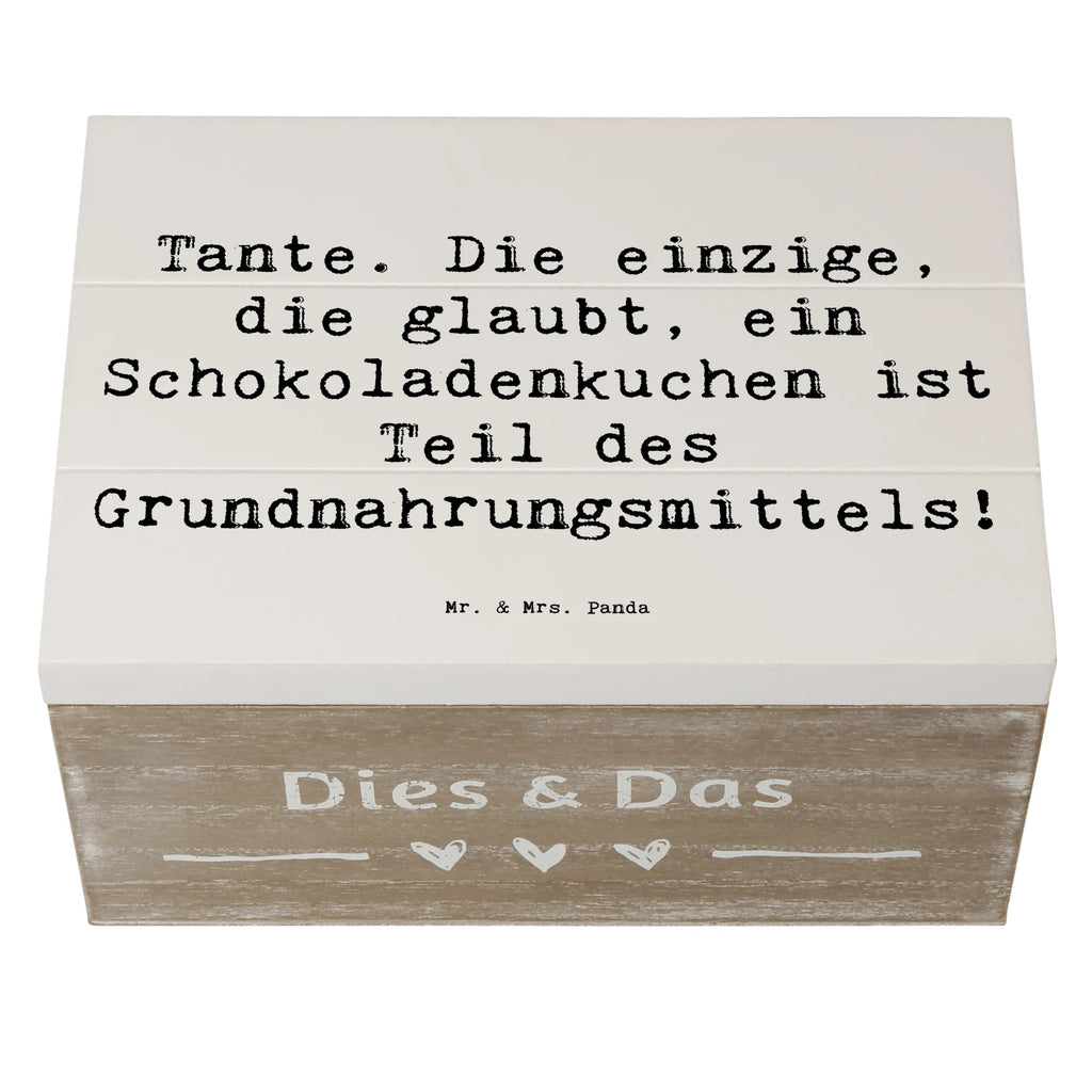 Holzkiste Spruch Tante Schokoladenkuchen Truhe, Kiste, Aufbewahrungsbox, Erinnerungskiste, XXL, Schatulle, Erinnerungsbox, Geschenkdose, Dekokiste, Geschenkbox, Holzkiste, Schatzkiste, Familie, Vatertag, Muttertag, Bruder, Schwester, Mama, Papa, Oma, Opa